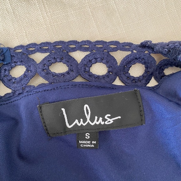 Lulu’s Navy Dress - Picture 2 of 4